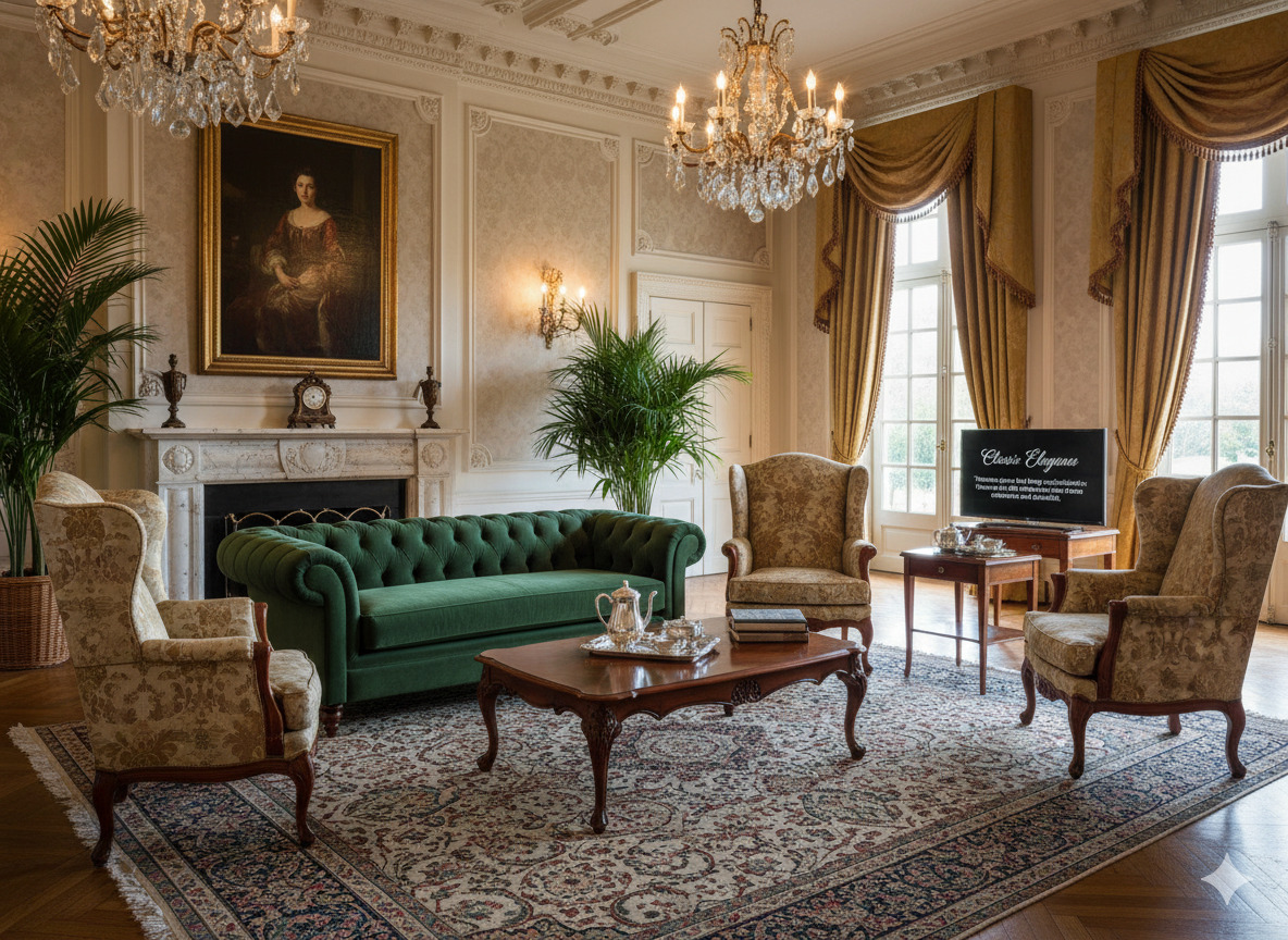 Classic elegant furniture collection